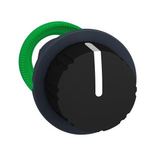 Glava narovašene upuštene crne preklopke, 3 položaja, nepomična