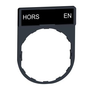 Držač za legendu 30 x 40 mm s legendom 8 x 27 mm, s oznakom HORS-EN