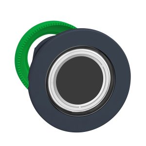 Glava svjetlećeg upuštenog tipkala za integralni LED prsten, bijela