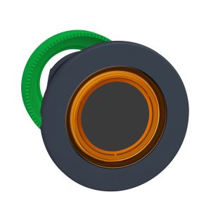 Glava svjetlećeg upuštenog tipkala za integralni LED prsten, narančasta