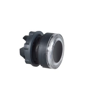 Glava bijelog upuštenog svjetlećeg tipkala promjera 22, opružni povrat, za integralni LED