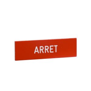 Označena legenda 8 x 27 mm za držač 30 x 40 mm, ARRET