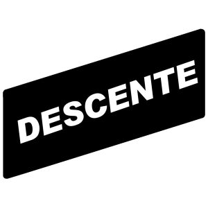 Označena legenda 8 x 27 mm za držač 30 x 40 mm, DESCENTE