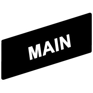 Označena legenda 8 x 27 mm za držač 30 x 40 mm, GLAVNI