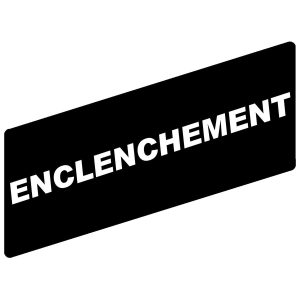 Označena legenda 8 x 27 mm za držač 30 x 40 mm, ENCLENCHEMENT