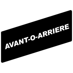 Označena legenda 8 x 27 mm za držač 30 x 40 mm, AVANT–O–ARRIERE