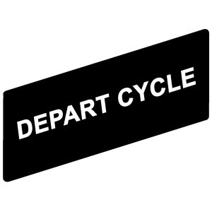 Označena legenda 8 x 27 mm za držač 30 x 40 mm, DEPART CYCLE