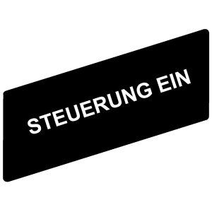 Označena legenda 8 x 27 mm za držač 30 x 40 mm, STEUERNUNG EIN