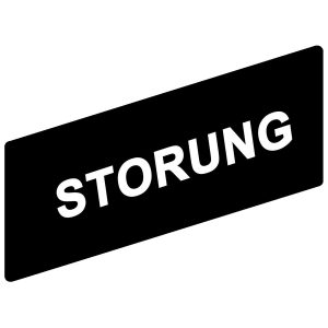 Označena legenda 8 x 27 mm za držač 30 x 40 mm, STÖRUNG