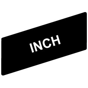 Označena legenda 8 x 27 mm za držač 30 x 40 mm, INCH