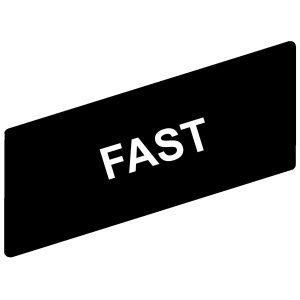 Označena legenda 8 x 27 mm za držač 30 x 40 mm, FAST