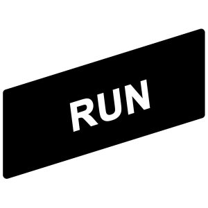 Označena legenda 8 x 27 mm za držač 30 x 40 mm, RUN