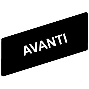 Označena legenda 8 x 27 mm za držač 30 x 40 mm, AVANTI