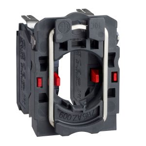 Kontaktni blok, jednostruki, s kućištem odnosno spojnim prstenom, 2M kontakt, Faston konektor