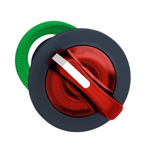 Glava upuštene crvene svjetleće preklopke, 2 položaja, povratak lijevo prema desno