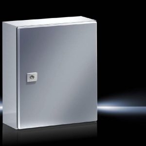 Ormar zidni AE, 760x760x300, nehrđajući čelik, s montažnom pločom, 1 vrata