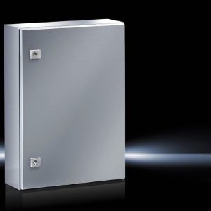 Ormar zidni AE, 380x600x210, nehrđajući čelik, s montažnom pločom, 1 vrata