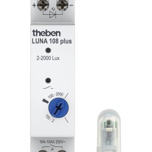Svjetlosna sklopka - luxomat LUNA 108 PLUS AL IC 100, 2..2000 lux
