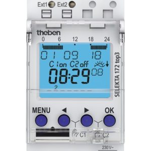 Svjetlosna sklopka - luksomat SELEKTA 172 top3, IC ASTRO, 2 kanala, rad na principu izlaska i zalaska
