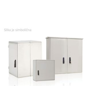 Ormar poliesterski, sa otvorenim dnom  ŠxVxD 1000x1250×300 mm, IP 55, 2 vrata, bez montažne ploče