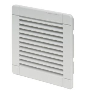 Izlazna rešetka sa filterom za ventilator, IP54, RAL 7035, š×v×d: 150×150×28 mm, š×v×d: 150×150×28 mm