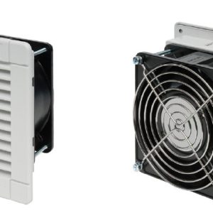 Ventilator 55(60) m3/h, 22 W, 230V AC, 50/60 Hz, RAL 7035, IP54, š×v×d: 150×150×71 mm