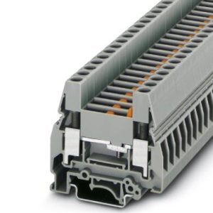 Rastavna redna stezaljka URTK/S-BEN 10, s klizačem, vijčani priključak, presjek: 0.5 mm2 - 16 mm2, siva