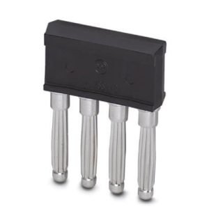 Kratkojspojnik, 4-polni, razmak: 8 mm, crni, KSS 4- 8