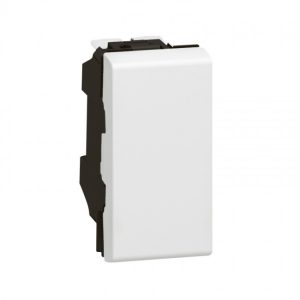 Dvosmjerna sklopka Mosaic, 10 AX 250 V, 1 modul,  bijelo