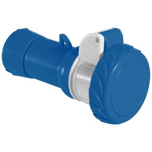 Utičnica PratiKa, ravna za montažu na kabel 2P+E, 16A, 200-250V, 50..60Hz, IP67, priključak vijak, satni broj 6