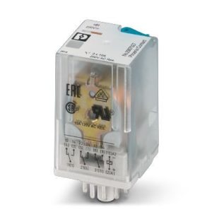 Relej utični, 3×CO (power) kontakt, 10A, 220V DC, tip: REL-OR3/LDP-220DC/3X21
