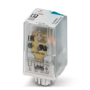 Relej utični, 3×CO (power) kontakt, 10A, 110V DC, tip: REL-OR3/LDP-110DC/3X21