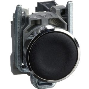 Tipkalo crno sa 1NO kontaktom, fi: 22, opružni povrat 1R kontakt, „neoznačeno”