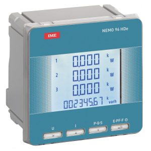 Multifunkcijski mjerni instrument sa komunikacijom 96 x 96 mm, Nemo 96HDe, napajanje 230-240V AC/500V AC, izlaz: impulni i MODBUS RTU/TCP komunikacija