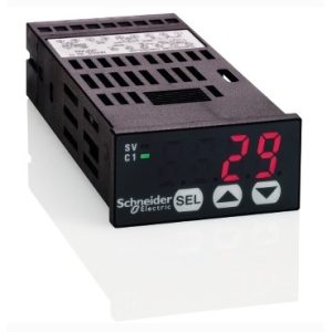 Regulator temperature, 24 x 48 mm - 24 V AC/DC - 1 relej s preklopnim kontaktom