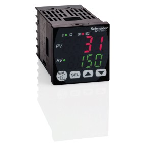 Regulator temperature, 48 x 48 mm - 100..240 V AC - 1R relej