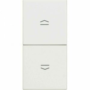 Classia tipkalo za rolete, 2NO, preklopno, 10A, bijelo