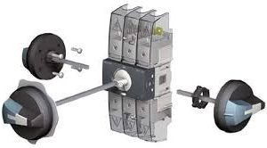 Vanjska ručica za sklopku SIRCO M, crna, 100..125 A, I-0, S00, IP65