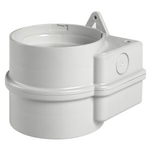 Nosač modula dvostruki zidni, sivi (RAL 7035), za napon 12/24 V AC/DC. IP 66. Dimenzije: 117 x 120 x 97 mm  (D x Š x V)