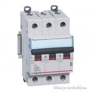 Minijaturni automatski prekidač 6kA,4P,50A, B krivulja