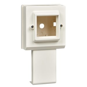 Instalacijska kutija za mini kanale, jednostruka utičnica, 45x45 mm