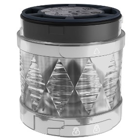 LED modul, O60mm - kontinuirano, treptavo i rotirajuće svijetlo, višebojni, IP65, 24VAC/DC