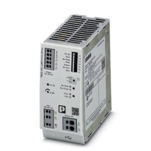 UPS jedinica, 1.3 Ah do 12 Ah nominalnog kapaciteta. Ulaz: 1 faza, izlaz: 24 V DC/5 A. Push-in konekcija. TRIO-UPS-2G/1AC/24DC/5