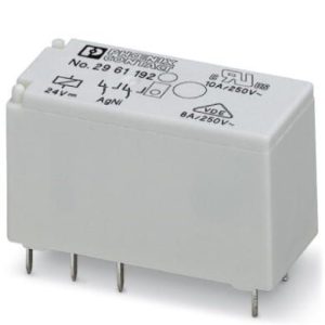 Relej interface  s podnožjem, oprugom i Push-in priključcima, 2 preklopna kontakta, 8A, 24 V DC