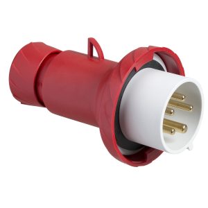 Utikač ravni za montažu na kabel 3P+N+E, 32A, 380-415V, 50/60Hz, IP67, priključak vijak, satni broj 6
