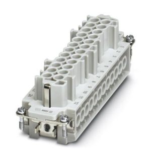 Konektor ženski HEAVYCON B24, 24-pinski, vijčani priključak, 500 V, 20 A, oznake 1 - 24, HC-B 24-I-UT-F