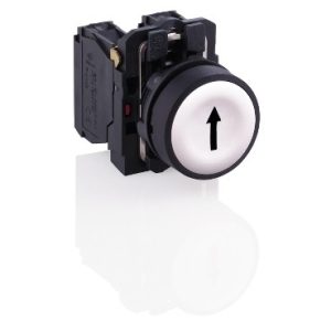 Stop tipkalo, crveno, za hitne situacije fi: 40, za utor fi 22, otpuštanje zakretom, 1M kontakt, plastični