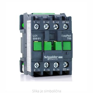 Sklopnik motorski 3P (3NO) EasyPact TVS,  9A (AC-3), 1R+0M pomoćni kontakti, 230V AC, 50/60Hz