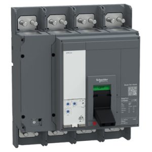 Prekidač fiksni EasyPact CVS1000F, 4P, 1000A, prekidna moć 36 kA (380-415 V), sa elektroničkom zaštitom ETS 2.0, prednji priključci